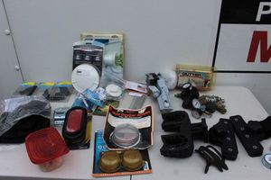 lot 266 image: RVTrailer parts as shown