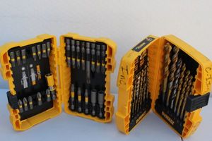 lot 282 image: Dewalt Drill Bit and Screw bit Sets as shown