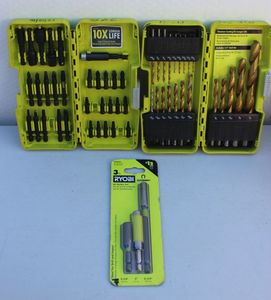 lot 283 image: Ryobi Drill Bit and Screw Bit Sets