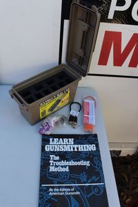 lot 286 image: Learn Gunsmithing Book, Amio Box and Gun Locks