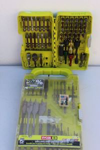 lot 287 image: Ryobi Drill bit and screw gun Sets