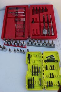 lot 293 image: Screw Bits and Drill bit Sets as shown
