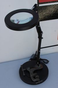lot 306 image: Magnifying Led Lamp and Clamp as shown