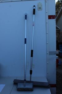 lot 329 image: DeckPool brushes for water Hose&nbsp