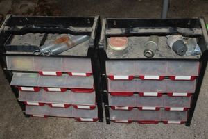 lot 346 image: Part Bins and contents