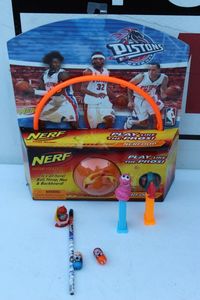 lot 366 image: Detroit Nerf Hoop, Pez Dispensers, and more