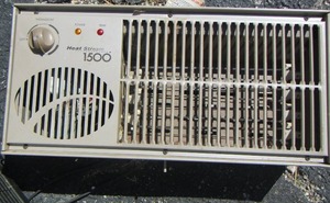 lot 56 image: Electric heat system 1500 home heater