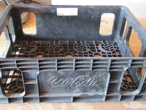 lot 107 image: black coca cola bin
