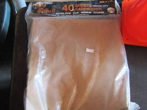 lot 113 image: sand paper- water outdoor cover - cones and more