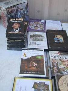 lot 74 image: cds DVDs vhs tapes and movies