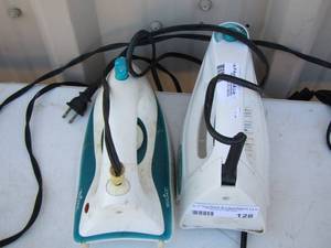 lot 128 image: 2 household irons