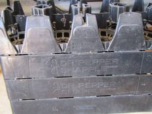 lot 131 image: DR Pepper  Black Crates   qty 3