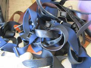 lot 132 image: large lot of belts