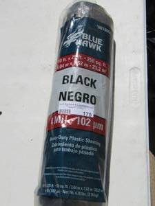 lot 170 image: blue hawk plastic sheeting