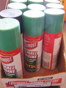 lot 175 image: gumont small engine carb and choke cleaner qty 10 bottles