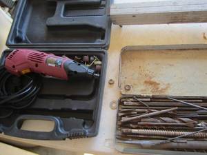 lot 238 image: drill bits, electric dremel
