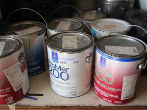 lot 239 image: various used paints