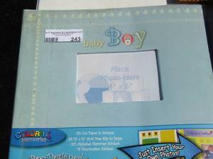 lot 243 image: baby boy baby book
