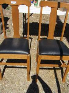 lot 248 image: 2 wooden kitchen chairs