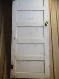 lot 254 image: white wooden door