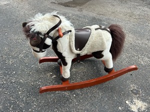 lot 257 image: ROCKING HORSE