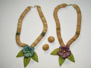 lot 151 image: Wooden necklaces