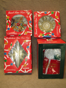 lot 225 image: Four Christmas tree-toppers