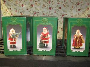 lot 284 image: KSA collectibles Santas in original boxes - 6 total