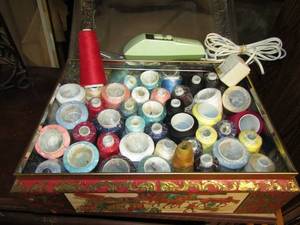 lot 311 image: Spools of sewing threads