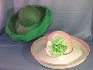 lot 372 image: Carlos New York and Whittall & Shon Designer Womens Straw Hats