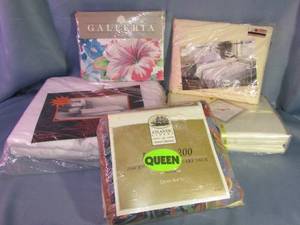 lot 375 image: Assorted Sheet Sets in original packages some are Queen