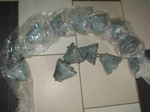 lot 401 image: Decorative Rain Chains to watch rain fall