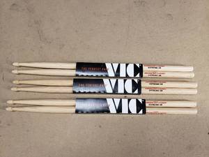 lot 81 image: Lot of 3 Pairs of Vic Firth American Classic Extreme 5B Drum Sticks