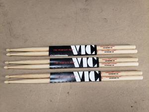 lot 83 image: Lot of 3 Pairs of Vic Firth American Classic Extreme 5A Drum Sticks