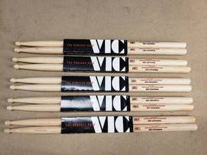 lot 84 image: Lot of 5 Pairs of Vic Firth American Classic SDI General Drum Sticks