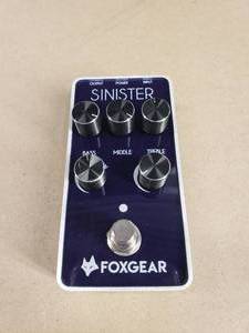 lot 112 image: Foxgear Sinister Metal Distortion Pedal