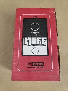 lot 117 image: Electro Harmonix Muff Overdrive Pedal