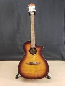 lot 137 image: Fender FA Series FA-345CE Tea Burst AcousticElectric Guitar
