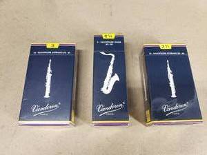lot 164 image: Lot of 3 Boxes of Vandoren Saxophone Reeds