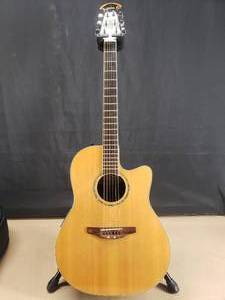 lot 215 image: Ovation Celebrity CC24 Acoustic Electric Guitar w ProTec Gig Bag