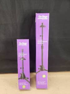 lot 236 image: Lot of 2 On-Stage Instrument Stands.  Trumpet & Trombone