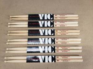 lot 248 image: Lot of 6 Vic Firth SD-1 Maple Drum Stick Sets
