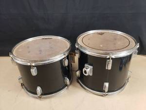 lot 295 image: Lot of 2 13 Toms.  Percussion Plus & Starion