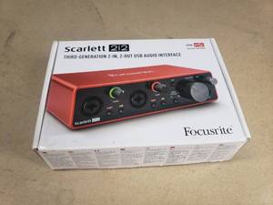 lot 323 image: Focusrite Scarlett 2i2 3rd Gen USB Audio Interface