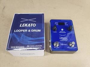 lot 324 image: Lekato Looper & Drum Pedal
