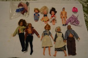 lot 200 image: Action figure dolls as shown, see all photos