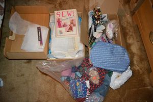 lot 239 image: Sewing and craft supplies