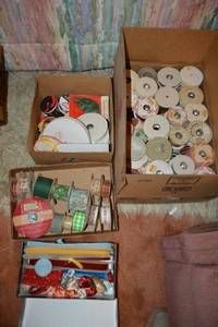 lot 273 image: Vintage ribbons