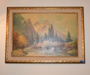 lot 278 image: Framed wall art print