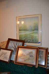 lot 355 image: Wall art - 5 total